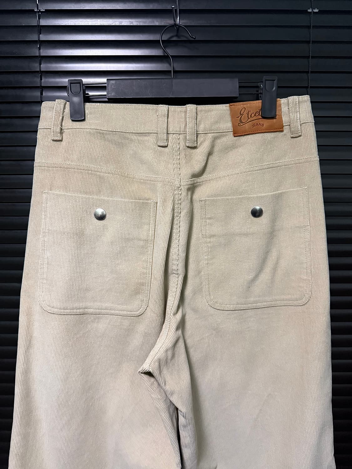 ETCE 골덴 코듀로이 베이지 파라슈트 와이드 통바지 워크 29 30 상품이미지6