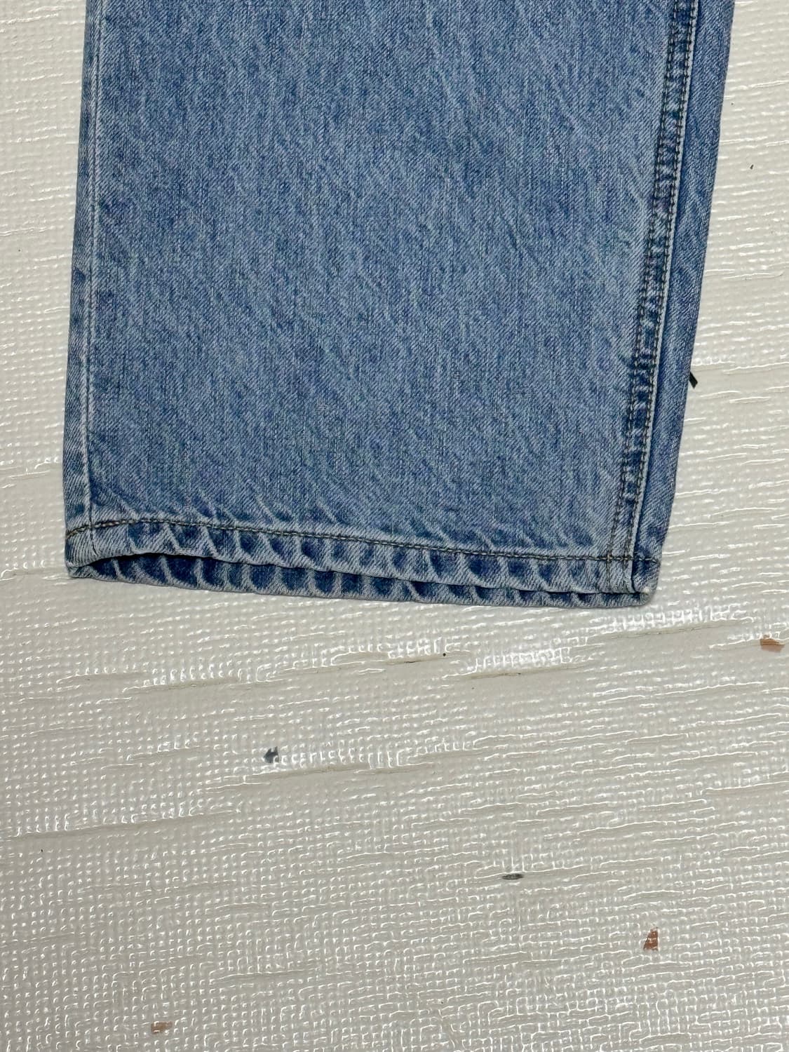 [1] 인더로우 5pk 와이드테이퍼드 데님팬츠 - 라이트블루 상품이미지3