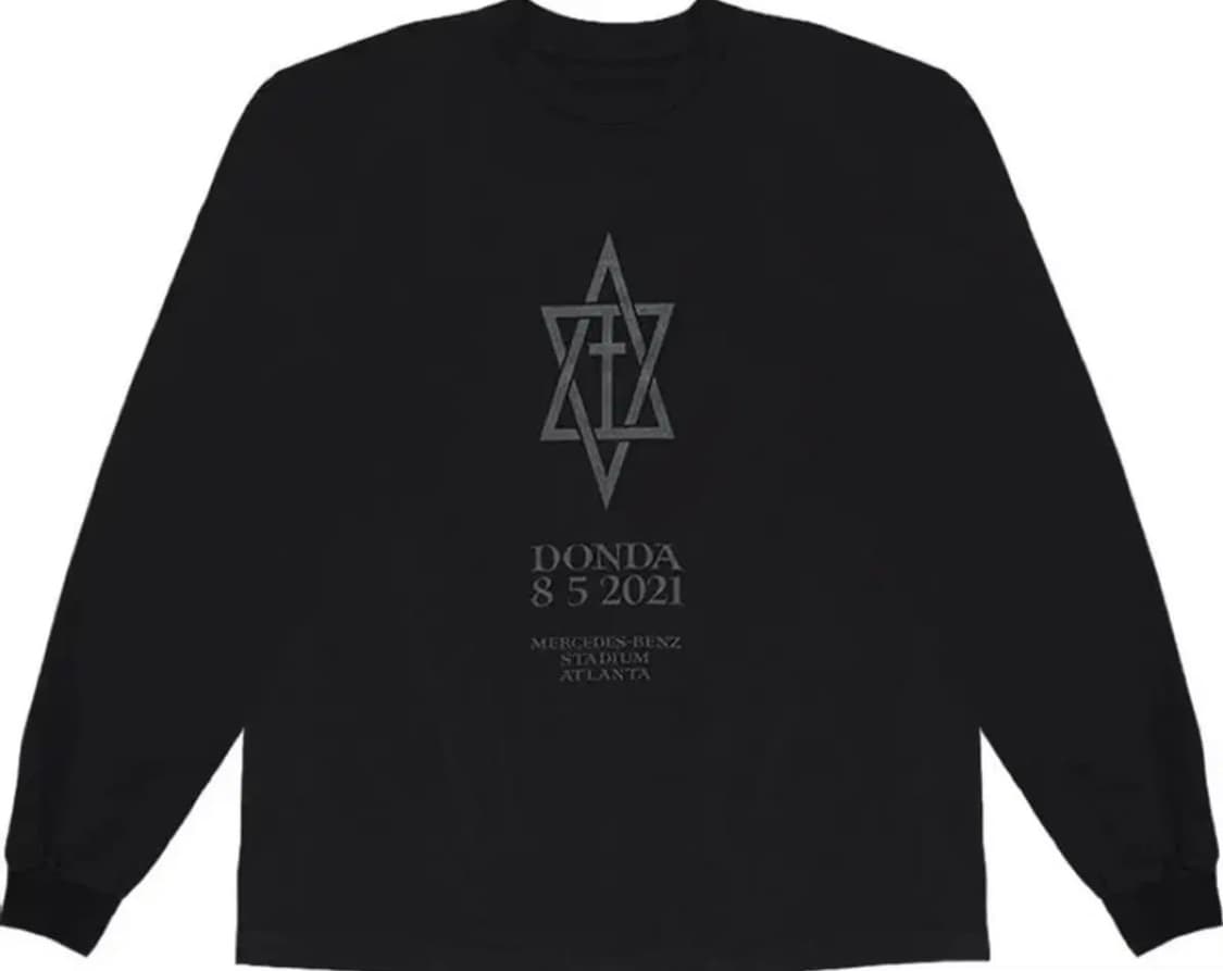 칸예웨스트 돈다 2021년 리스닝파티 머천다이즈 롱슬리브 상품이미지1