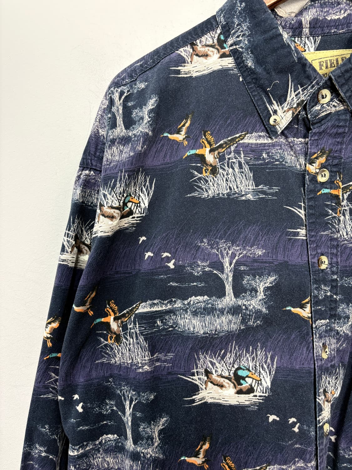 빈티지 아웃도어라이프 패턴 헌팅셔츠 A3624 상품이미지3