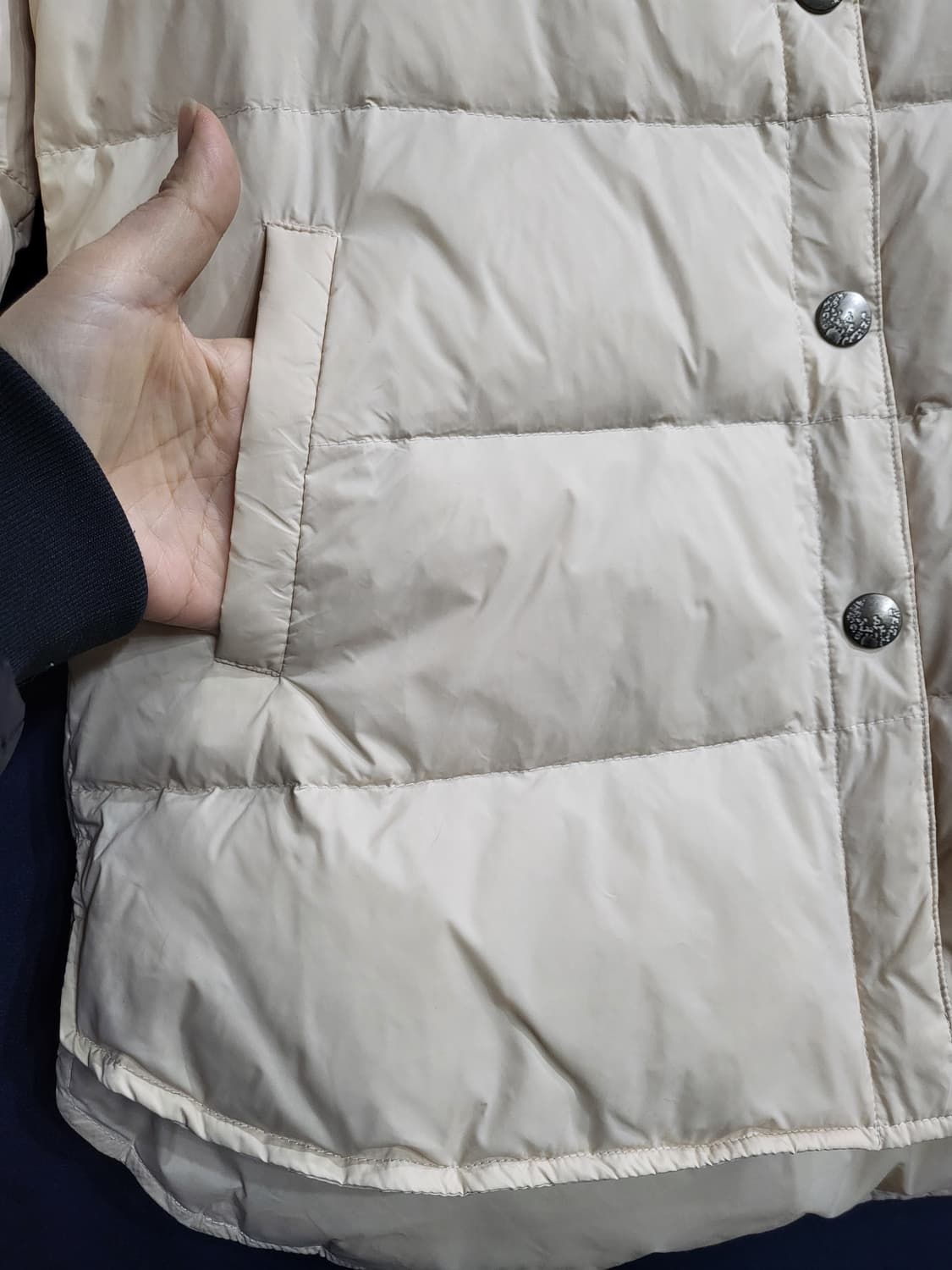 덕다운 셔츠식 패딩자켓 상품이미지3