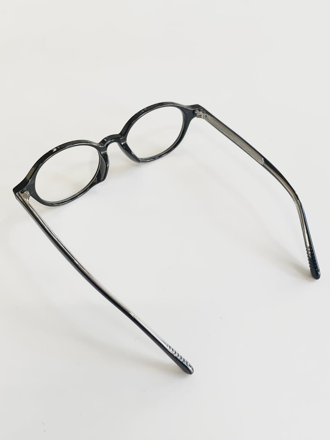 빈티지 타원형 레트로안구 뿔테 블랙  330 상품이미지4