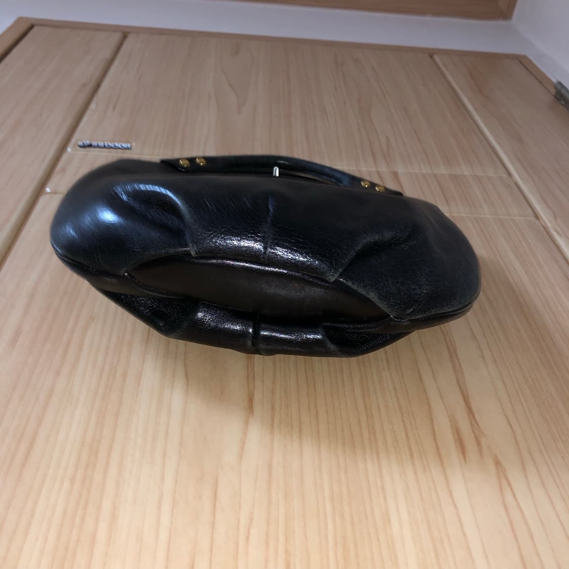 블랙 레더 토트백 🚇  상품이미지4