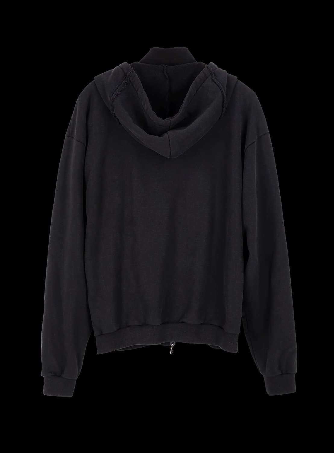 Cost per Kilo DOUBLE ZIP HOODIE BLACK 상품이미지2