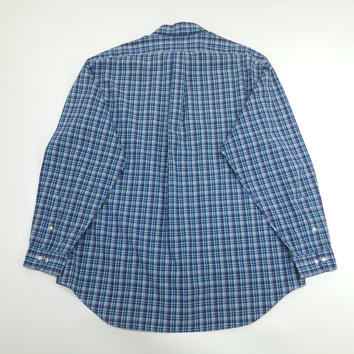 Co869 XL 폴로 랄프로렌 프레피 스몰 타탄체크 긴팔 셔츠 남방 상품이미지7