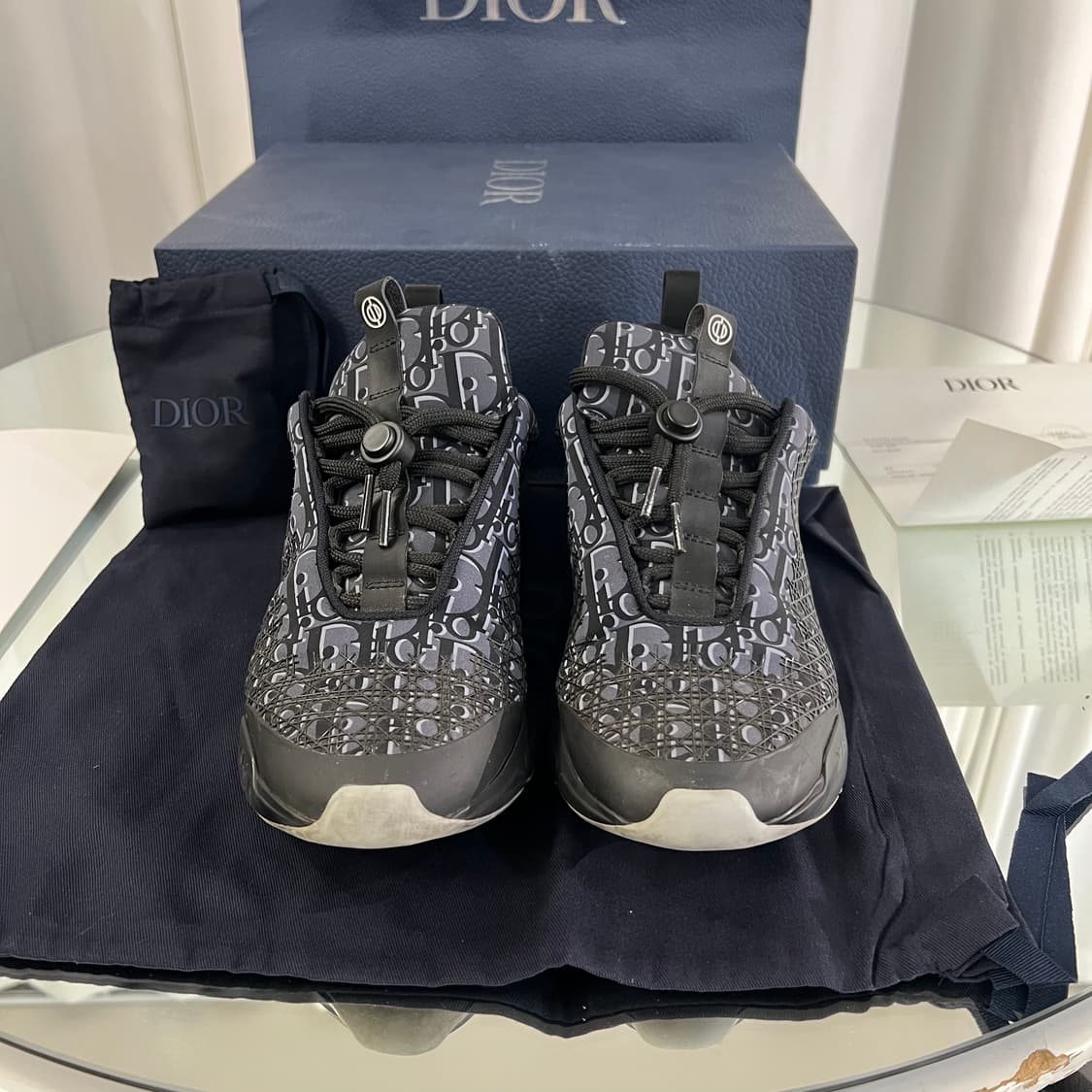 [270/풀구성] 디올 오블리크 b24 까나쥬 스니커즈  상품이미지4