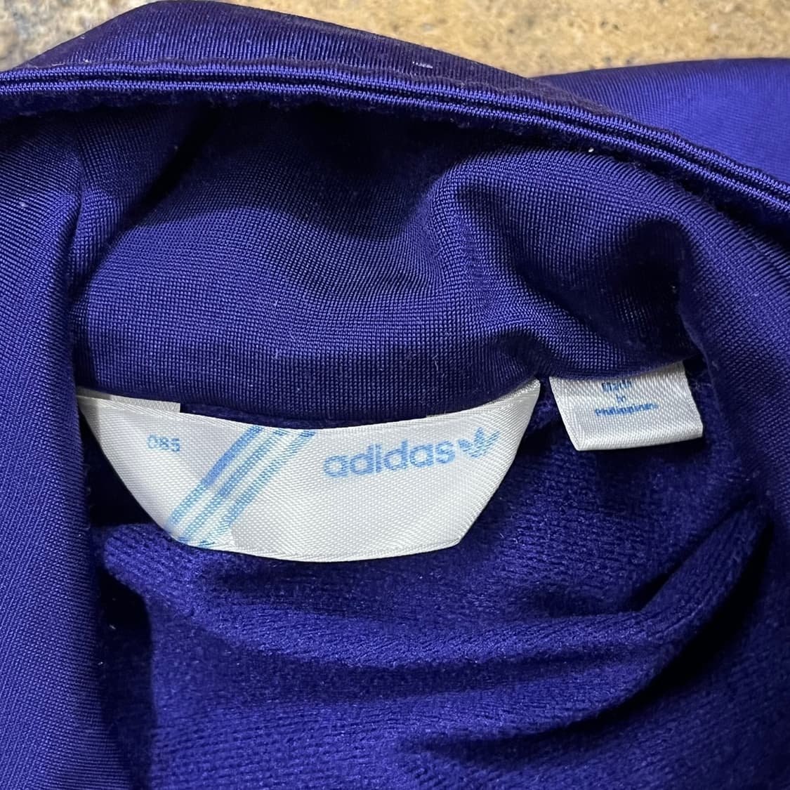 [정품/85] 아디다스 삼선 트랙탑 자켓 퍼플 져지 b10 상품이미지5