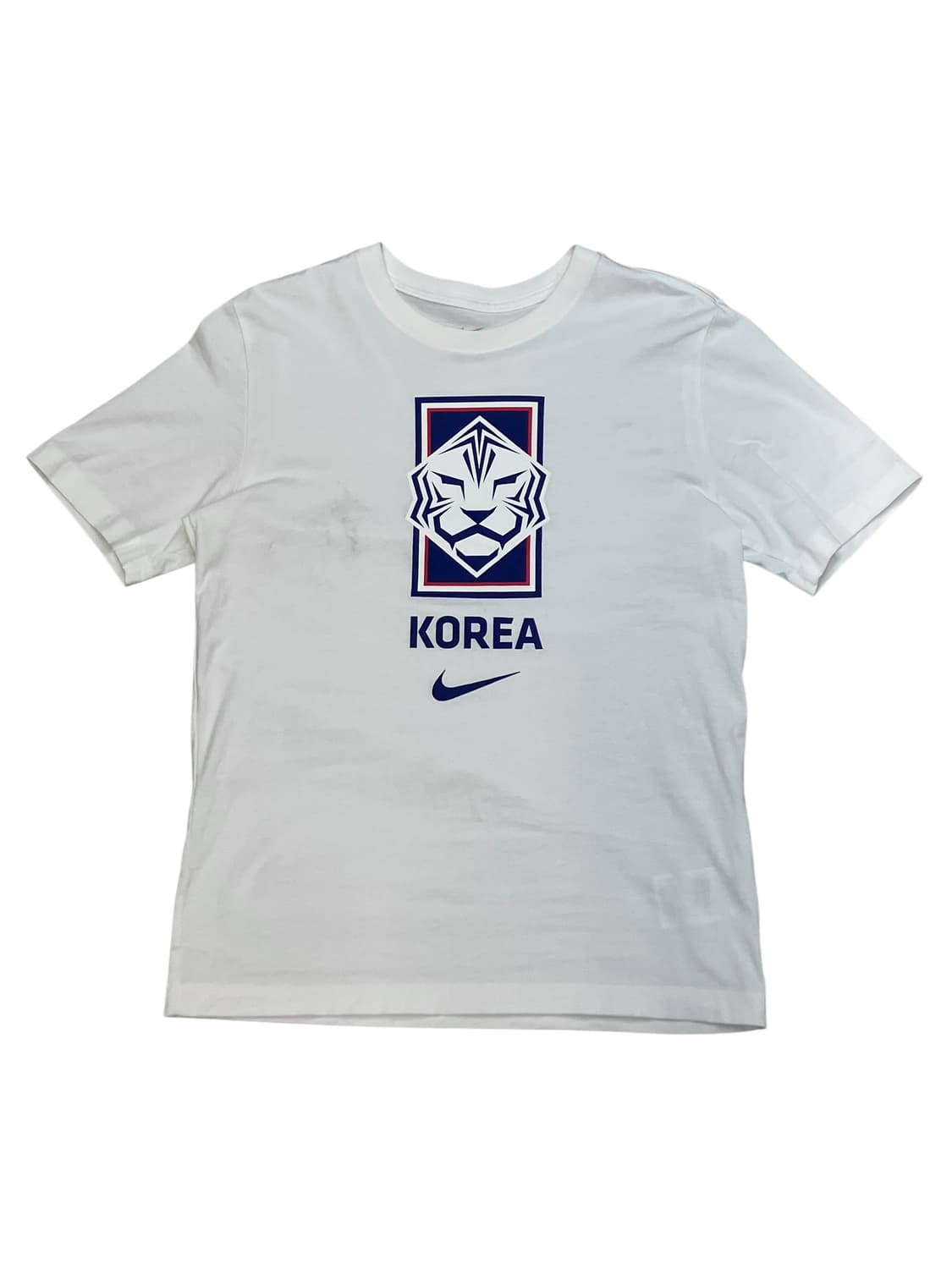 나이키 대한민국 국가대표 반팔 티셔츠 화이트 S #csz3893 상품이미지3