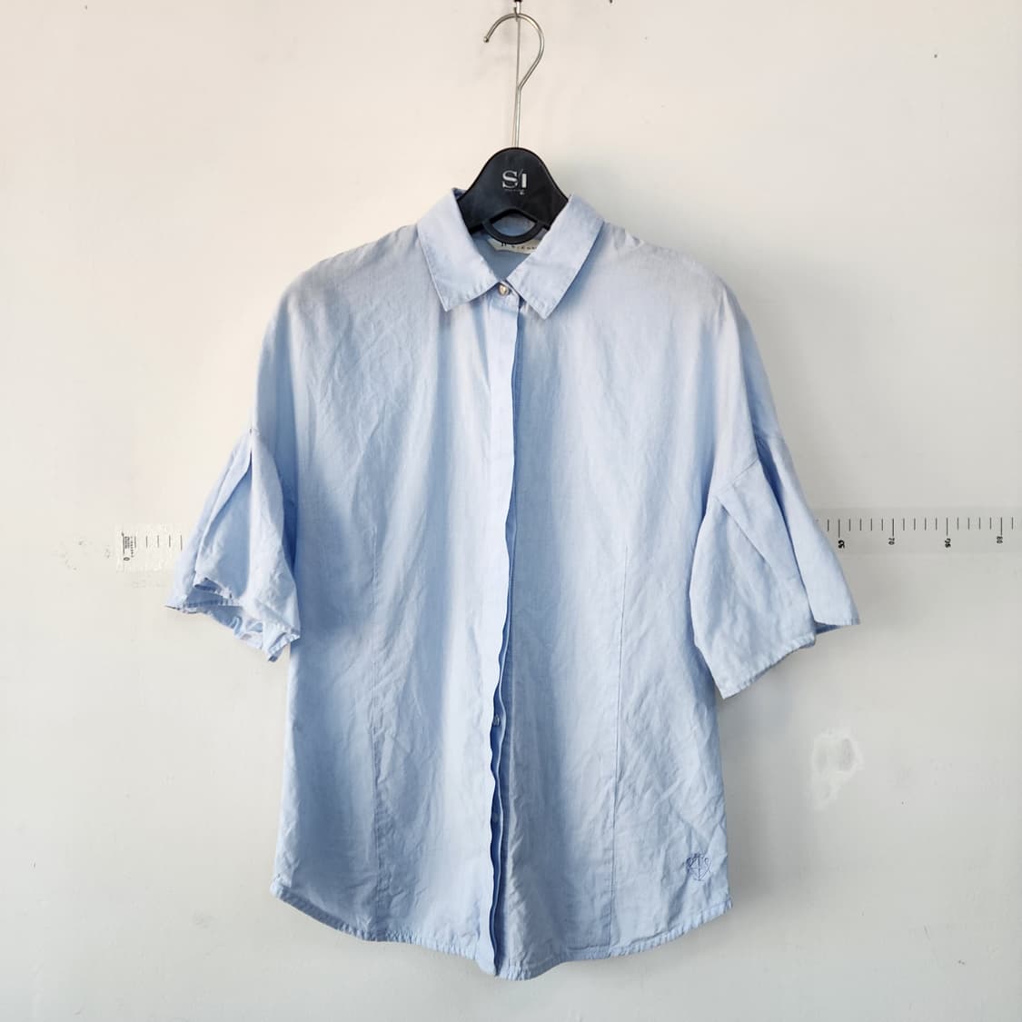 잇미샤 하늘색 반팔 셔츠 상품이미지1