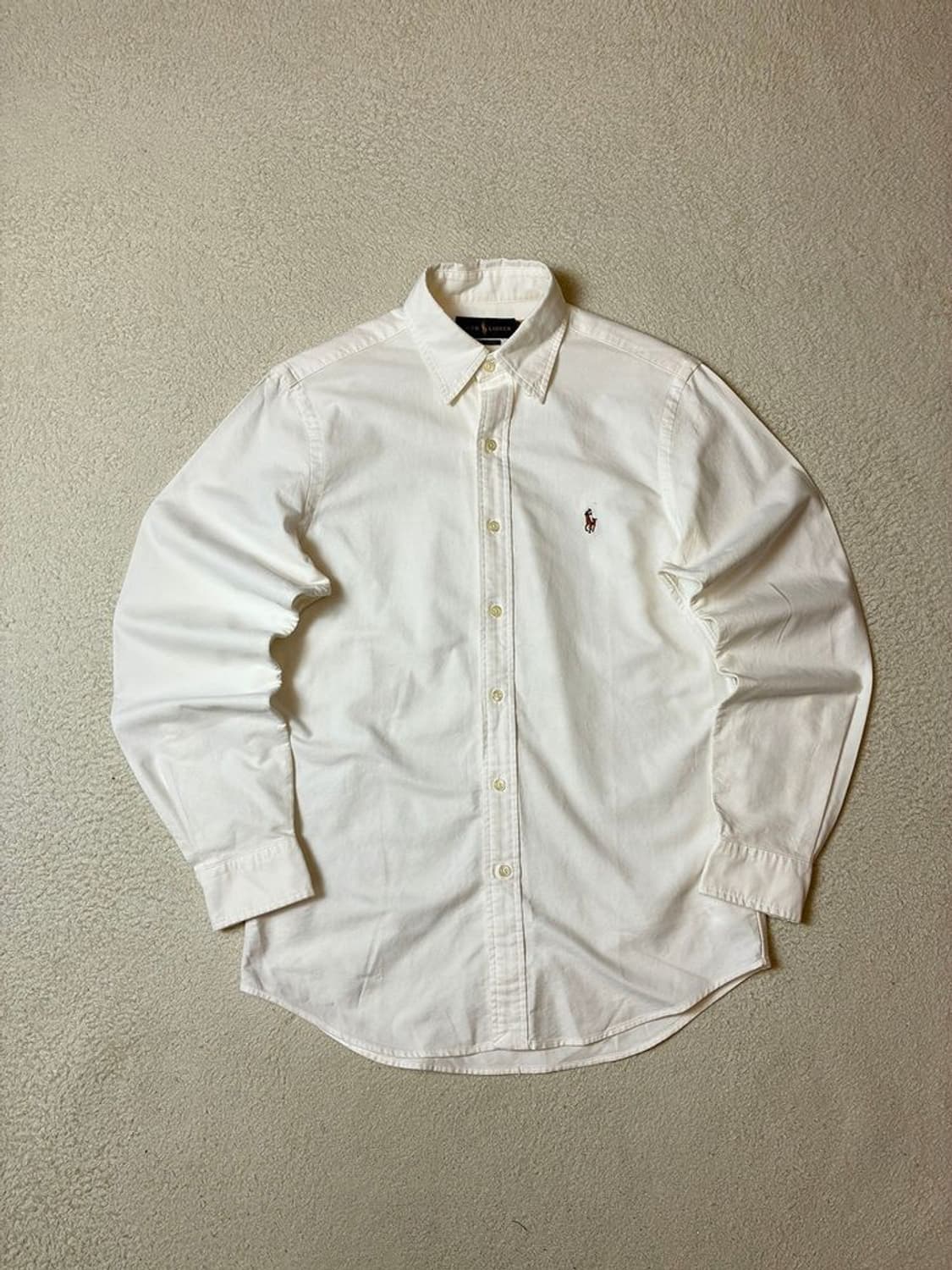 폴로 랄프로렌 옥스포드 자수 로고 화이트 셔츠 PN7309 상품이미지1
