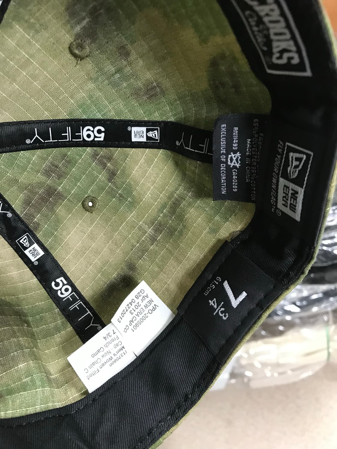 뉴에라 59FIFTY 카모 볼캡 7 3/4 상품이미지3