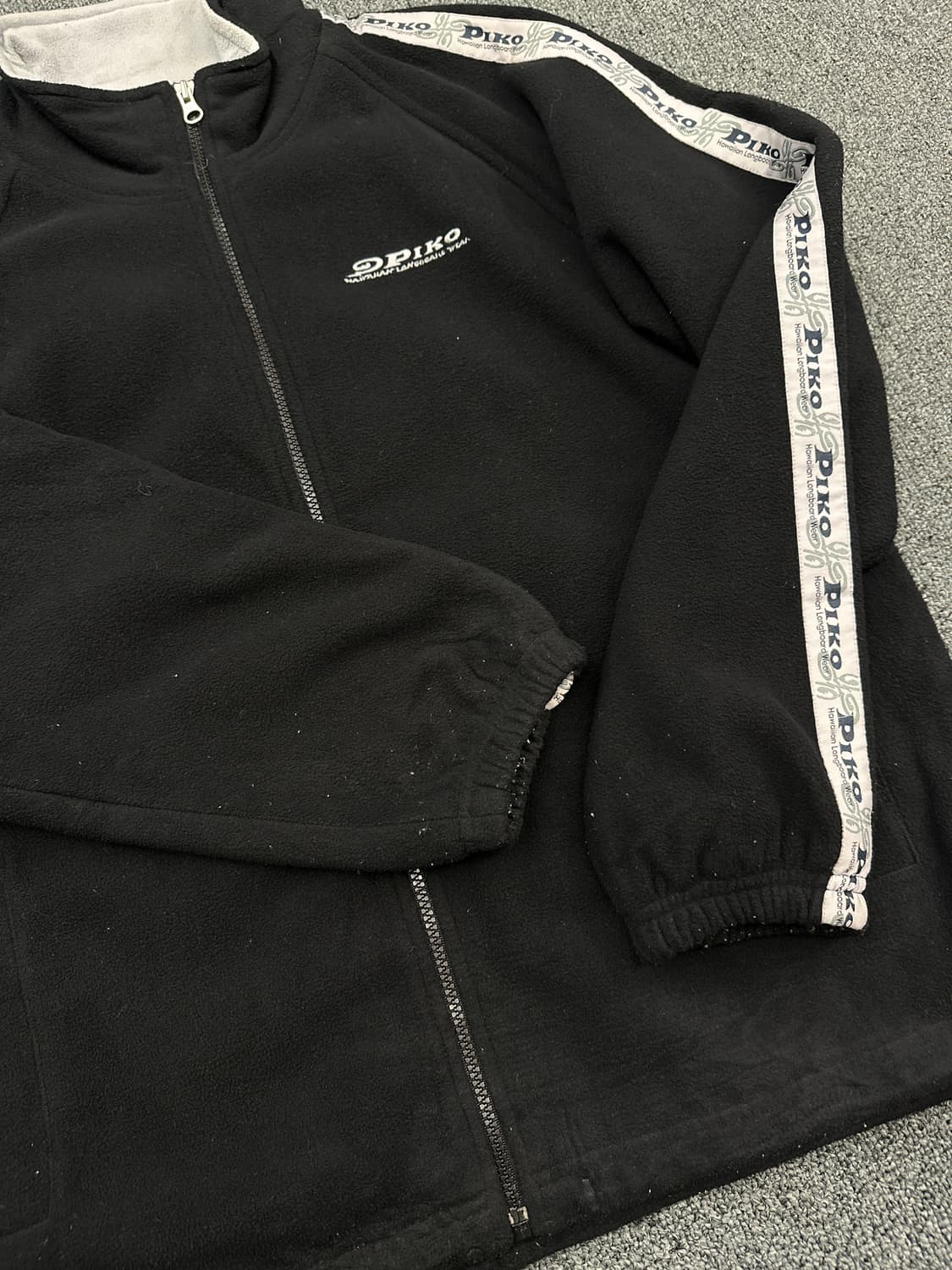 M) PIKO 피코 플리스 집업 자켓 후리스 블랙 상품이미지4