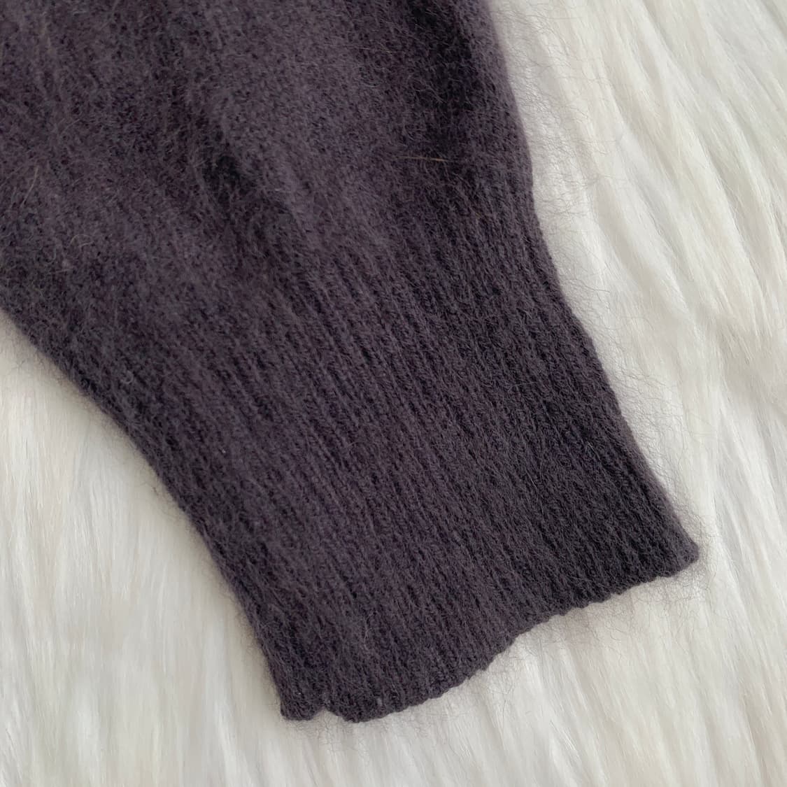 일본 빈티지 ROSSO 옆트임 언발 라운드 니트 1757 상품이미지4