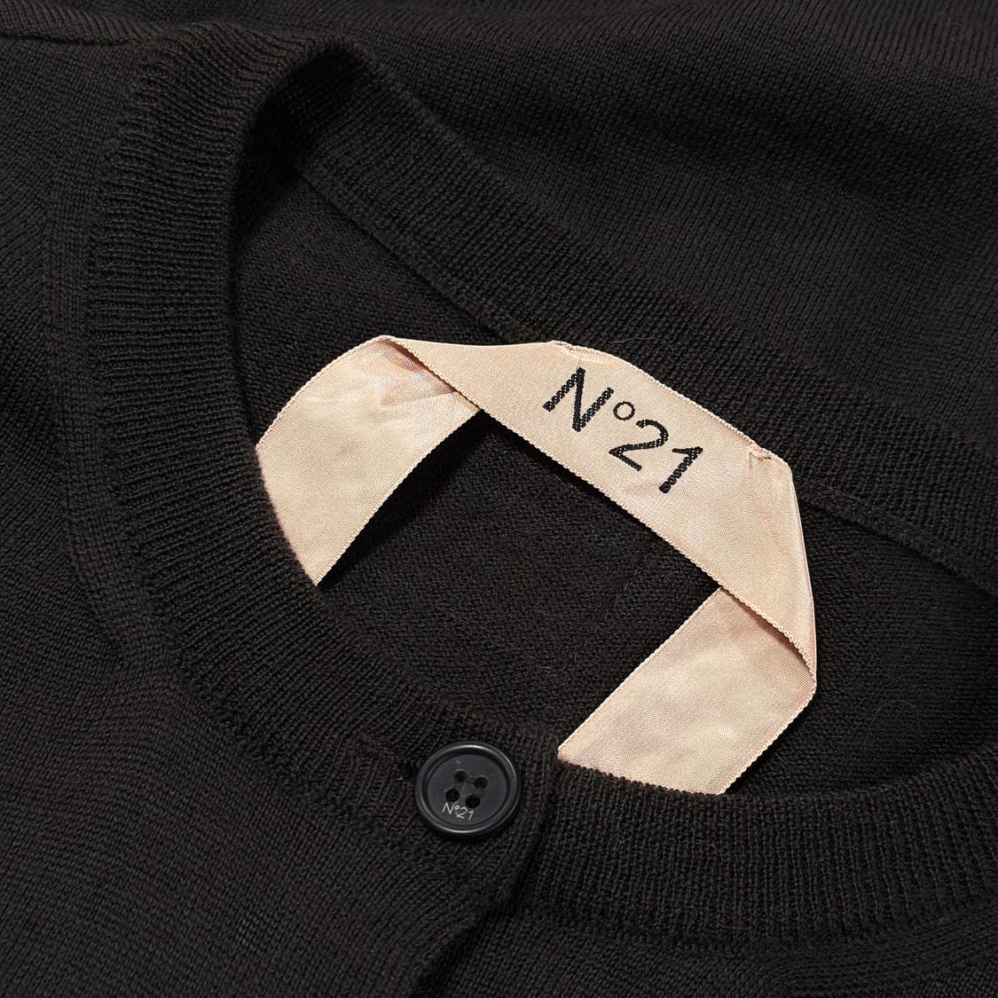 N21 22 크루넥 울 니트 가디건 상품이미지2
