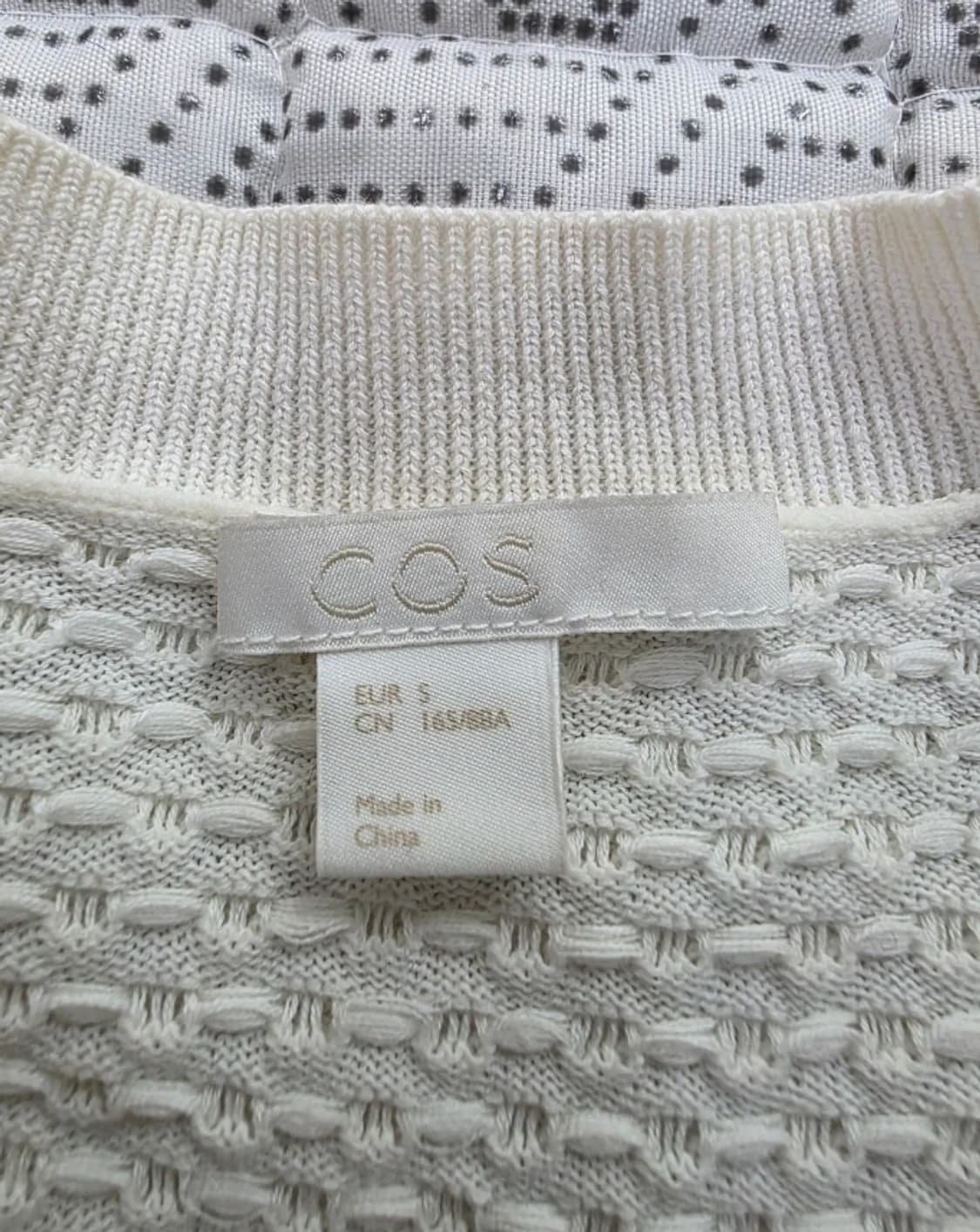 COS 코스 화이트 팝콘 니트 스웨터 ~55반 상품이미지5