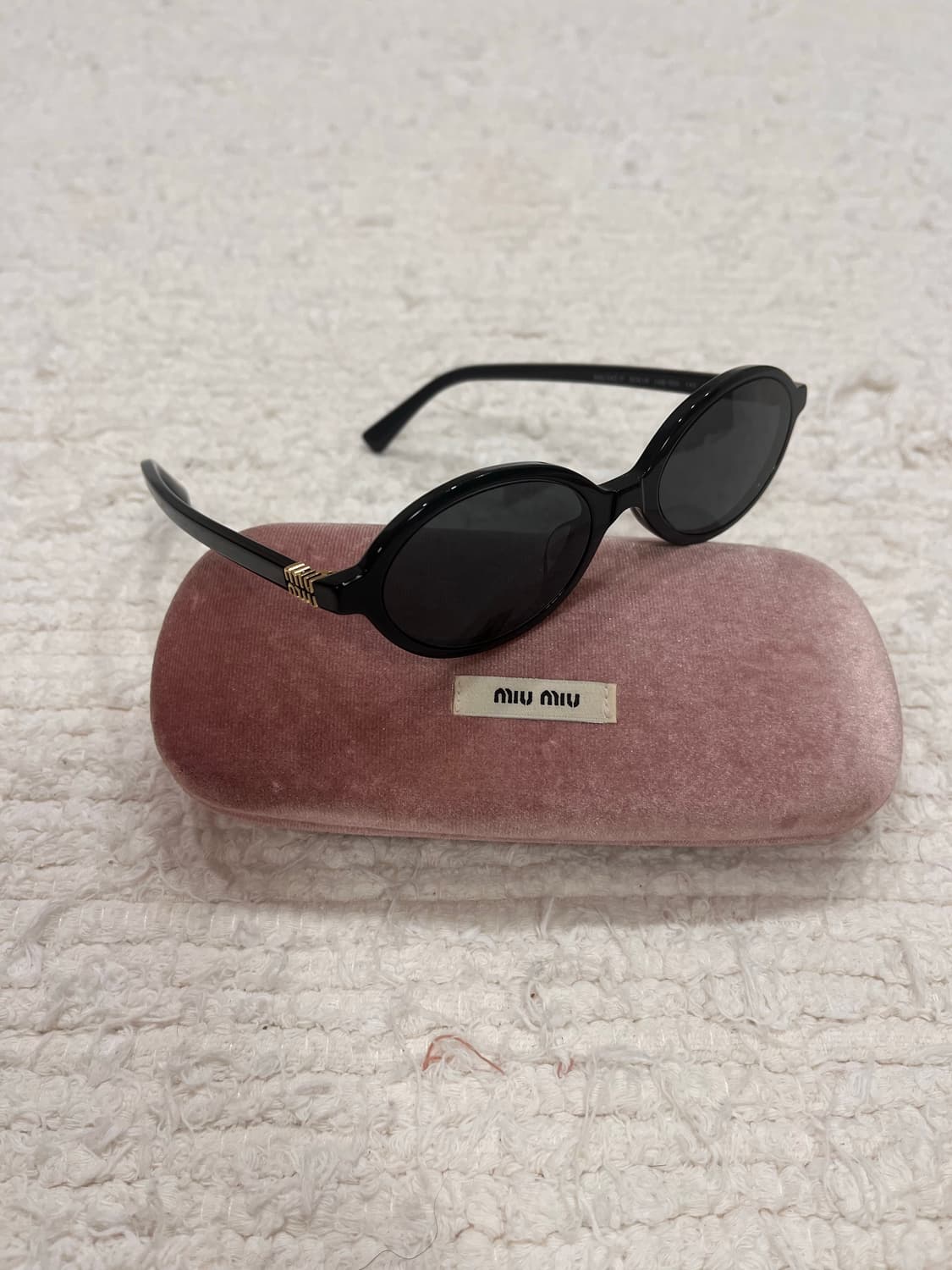 MIUMIU 미우미우 리가드 블랙선글라스 상품이미지1