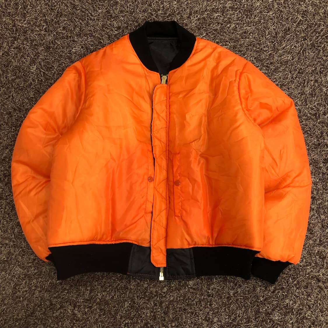 로스코 리버시블 나일론 봄버 MA-1 플라이트 항공 점퍼 상품이미지5