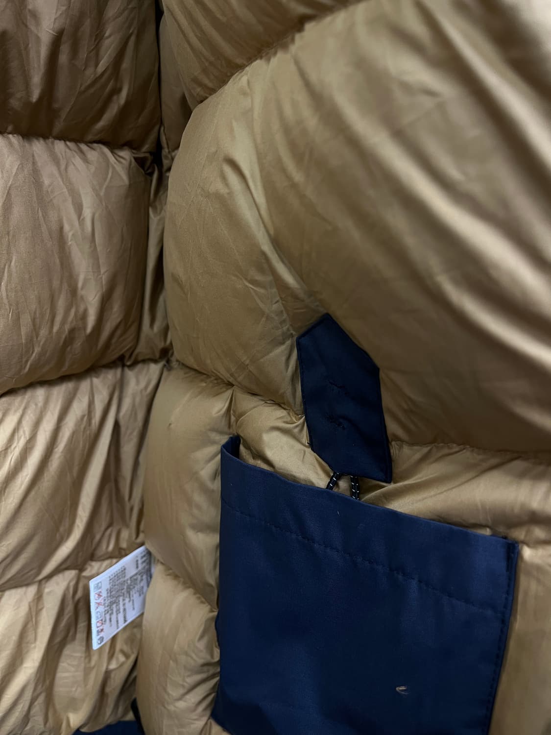 (공용)뉴발란스 네이비 후드 퍼 패딩 상품이미지6