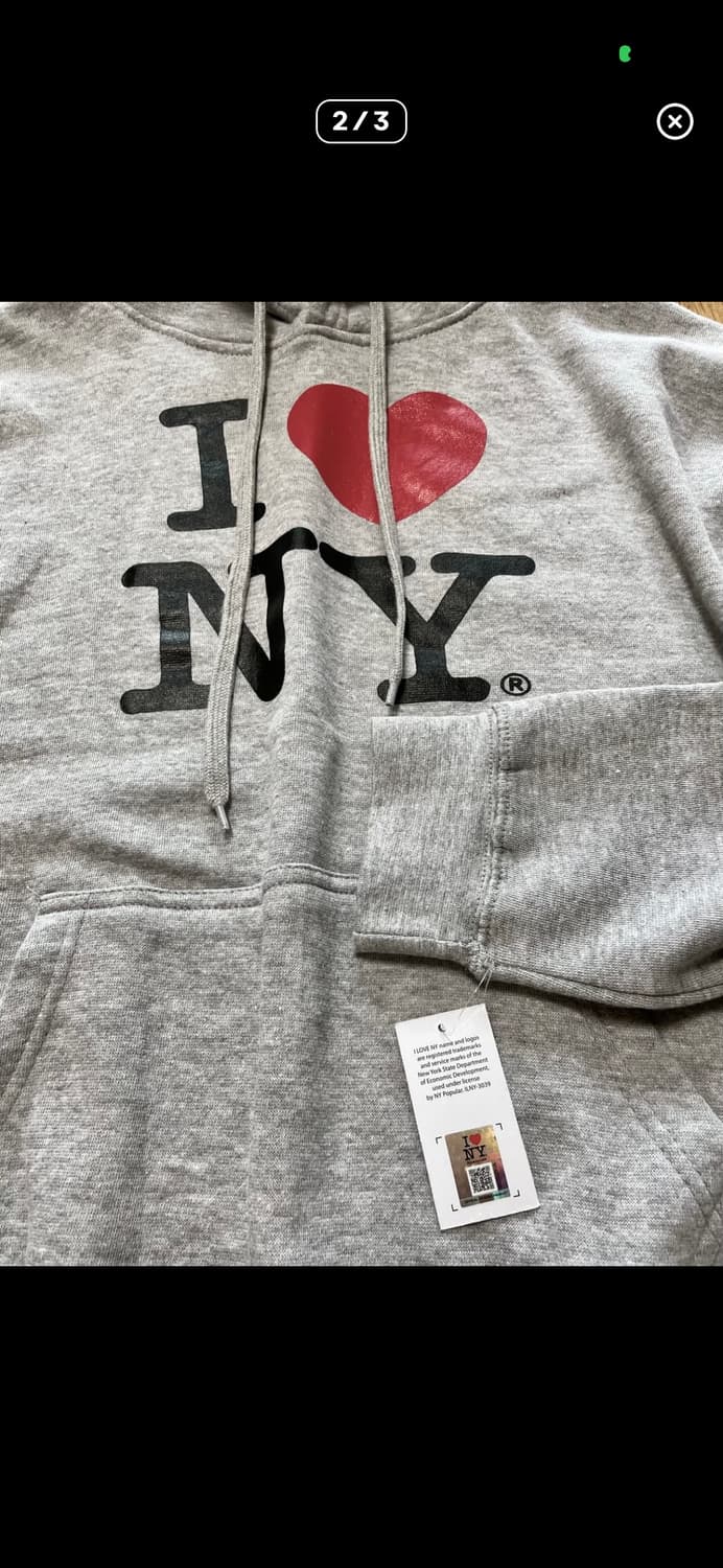 정품 I LOVE NY HOODIE 상품이미지2