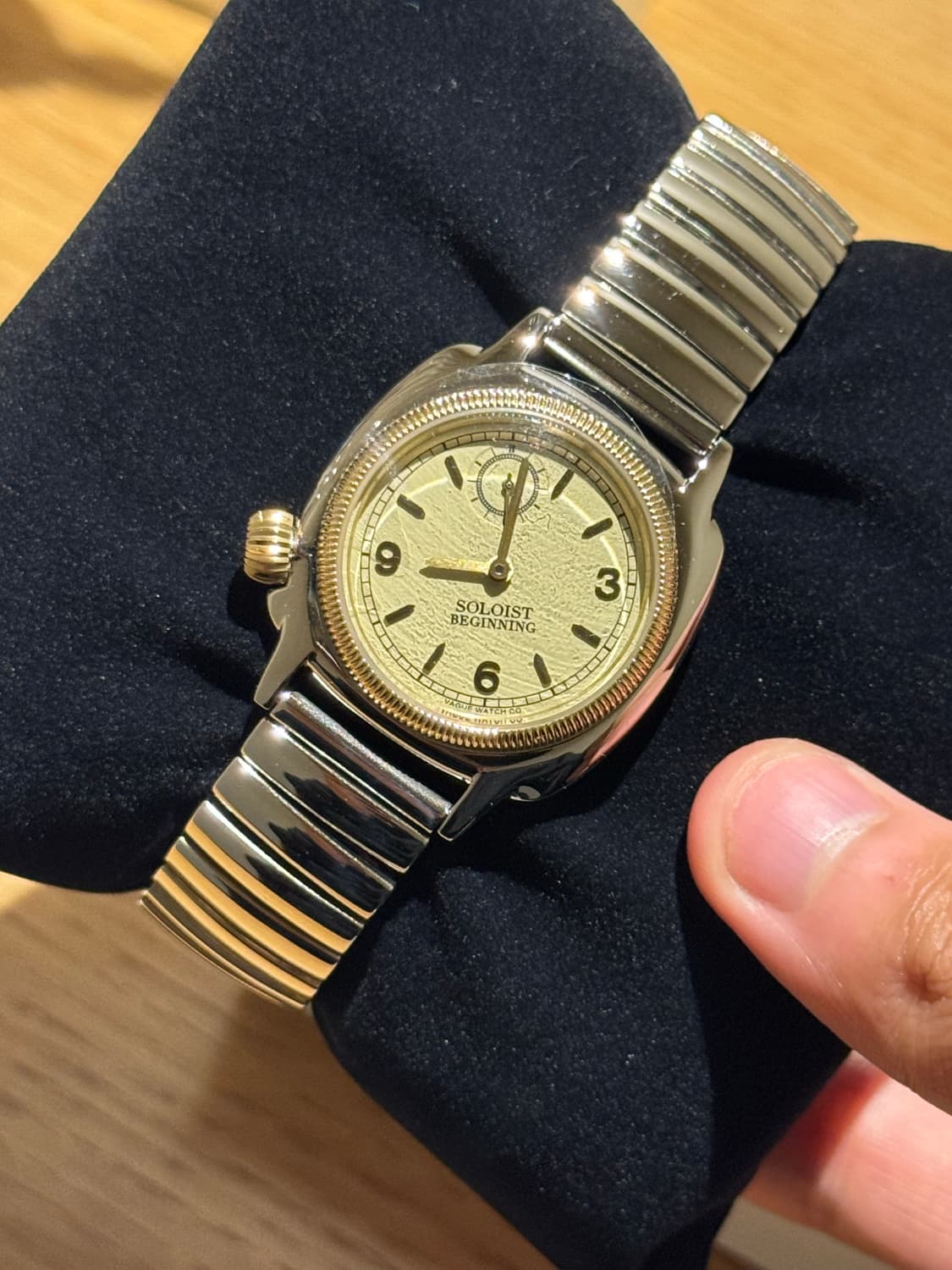 [새상품] 바그워치 x 솔로이스트 베이지 32mm 풀박스 상품이미지2