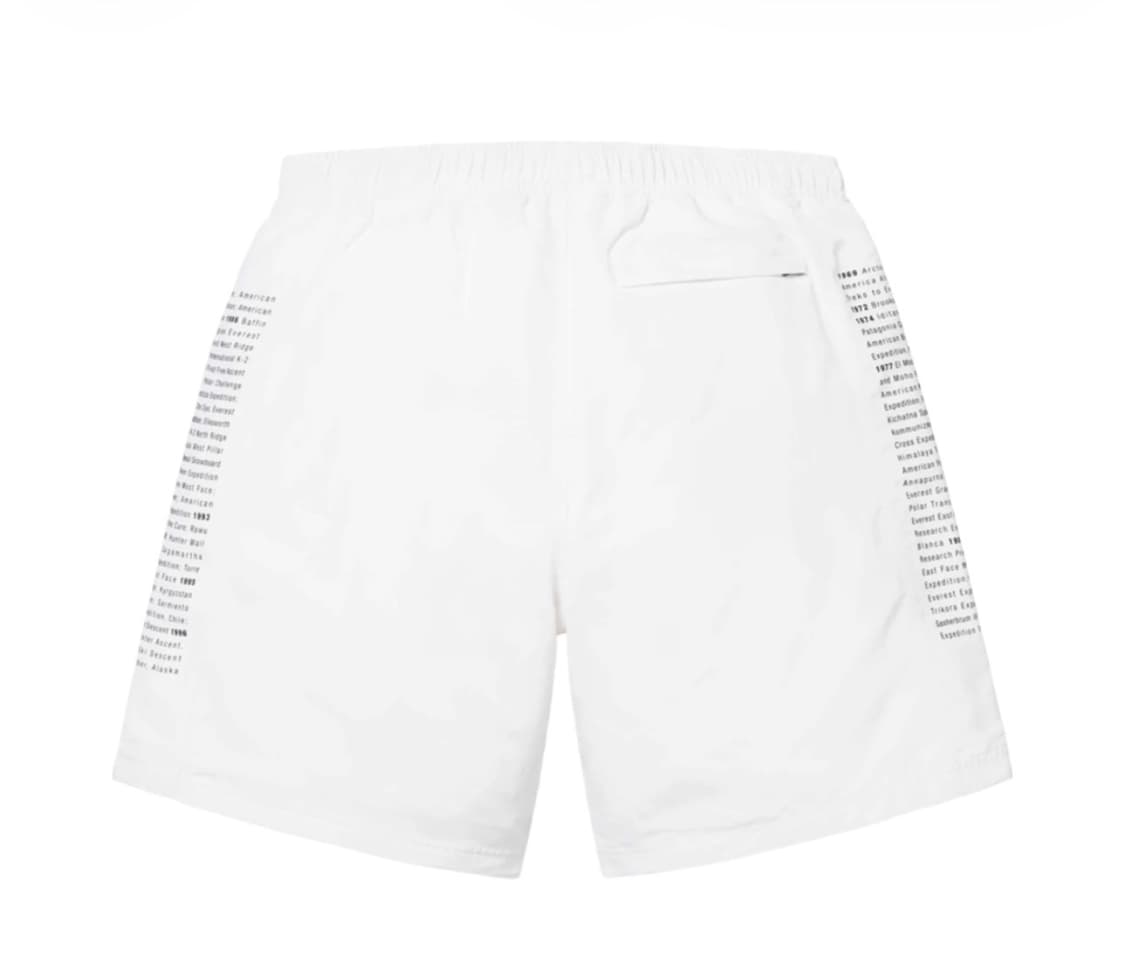 슈프림 x 노스페이스 나일론 쇼츠 화이트 - XL 상품이미지2