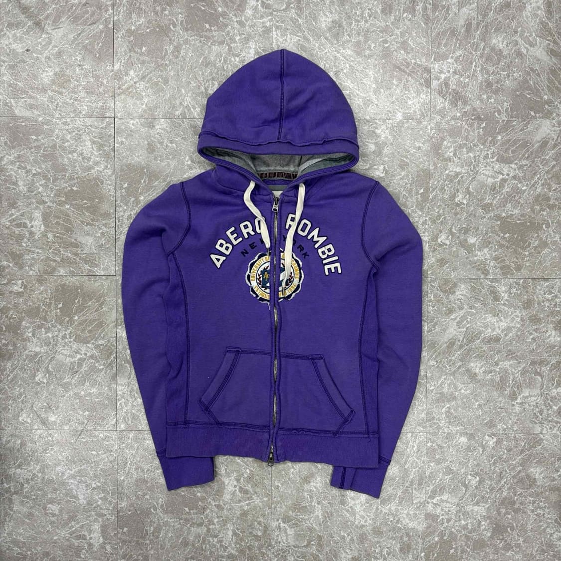 아베크롬비 y2k 올드스쿨 여리핏 후드집업 희귀져지(M) 상품이미지2