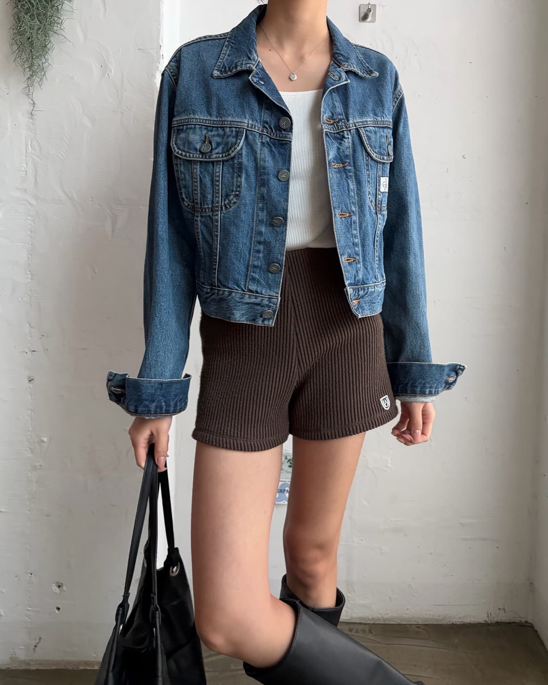 캘빈클라인 크롭 데님 상품이미지5