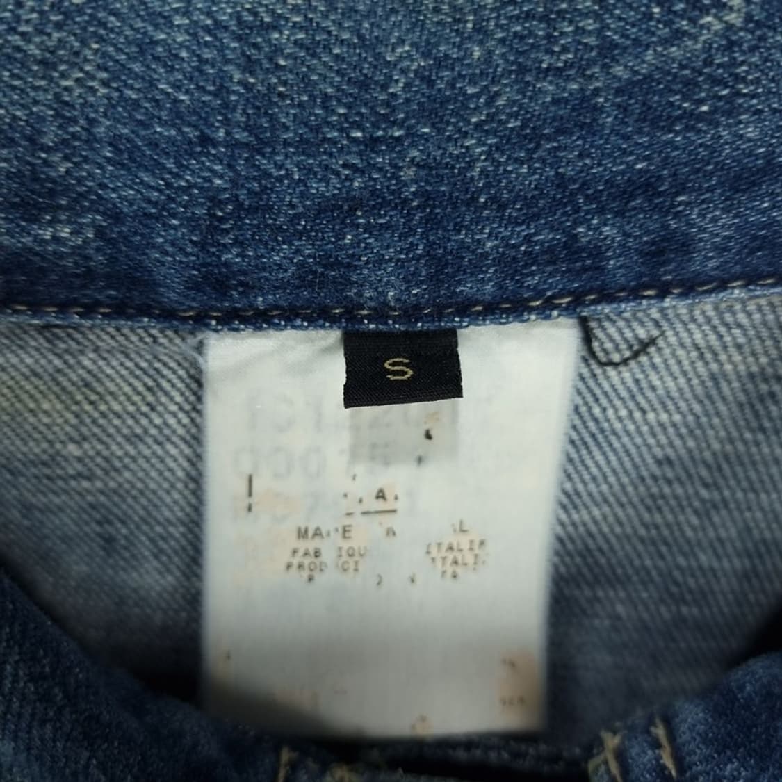 [저스트까발리] 뒷판 레이스 빈티지 데님 자켓 P01308 상품이미지9