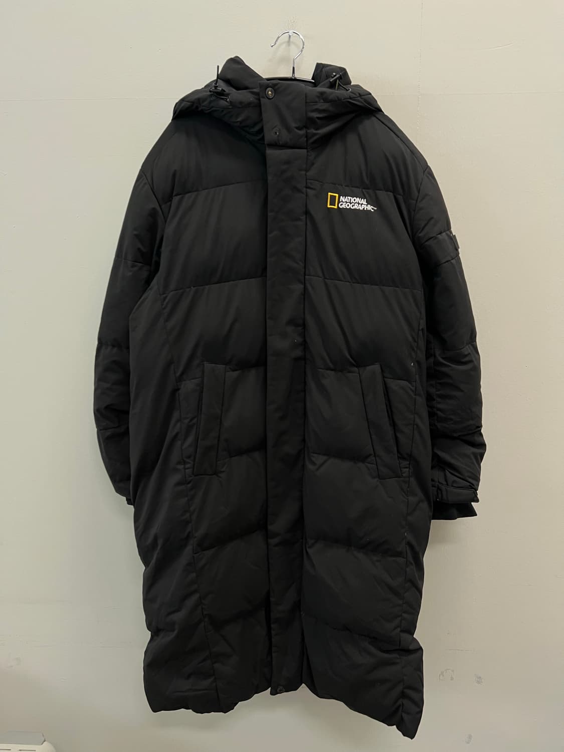 내셔널지오그래픽 덕다운 롱 패딩 자켓 블랙 상품이미지2