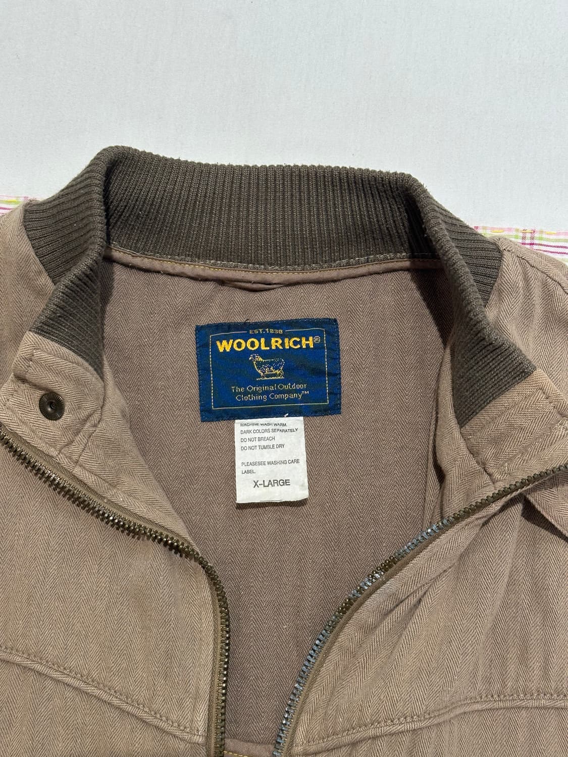 90s Woolrich 브라운 워크 자켓  상품이미지4