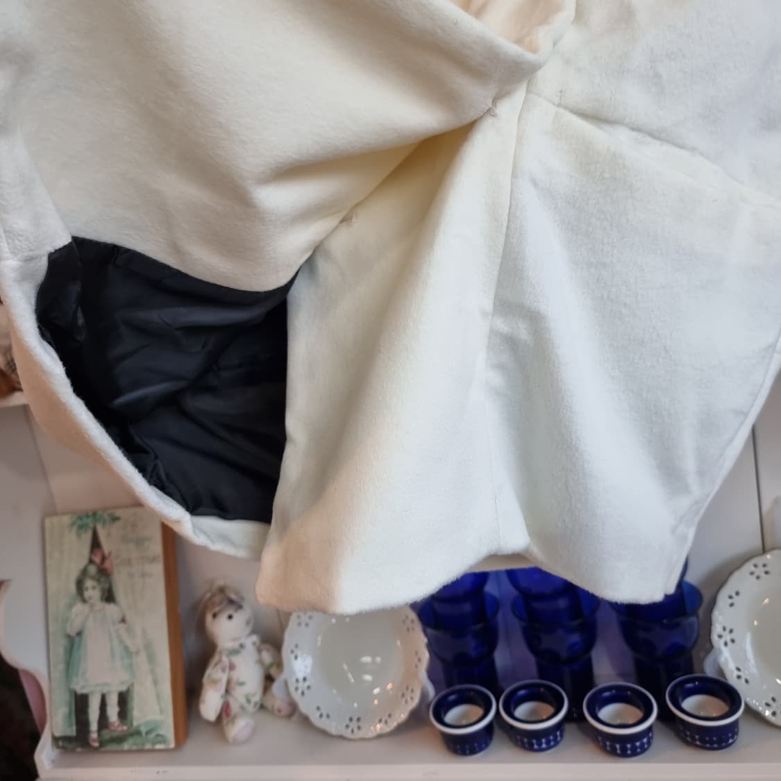 일본 빈티지 더블버튼 하프코트 상품이미지5