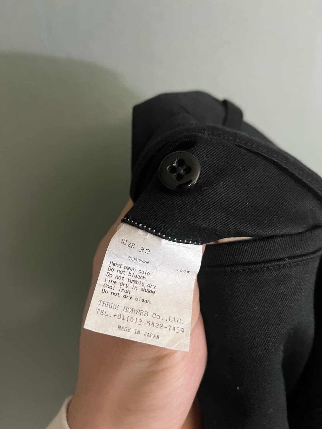 LAWFORD Lot.525 Work Trousers 32 Black 상품이미지8