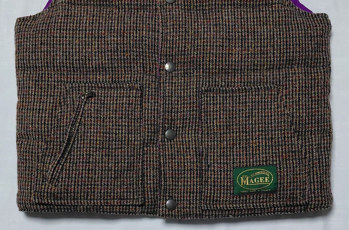 일본 브랜드 Audrey and John Wad의 리버서블 다운 조끼 상품이미지3