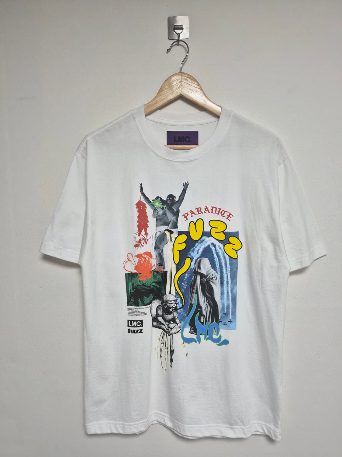 엘엠씨LMC 빅 프린팅 화이트 반팔티셔츠  - T131 상품이미지1