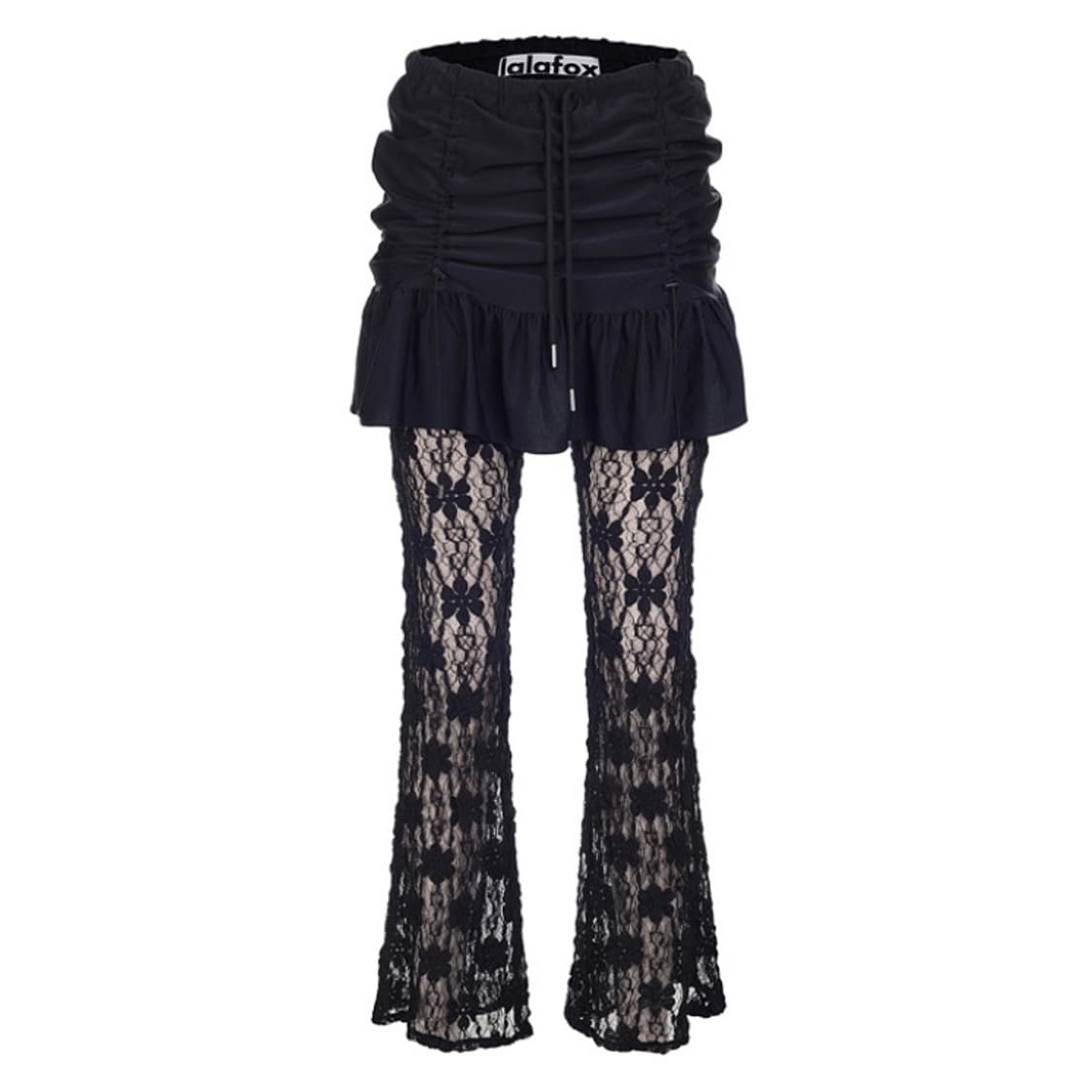 라라폭스 레이스 스커트 팬츠 LACE SKIRT PANTS BLACK 상품이미지4