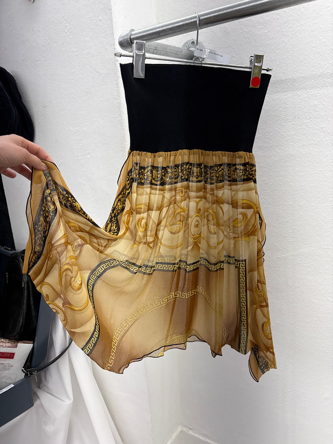 밴딩 바로크패턴 탱크탑 상품이미지3