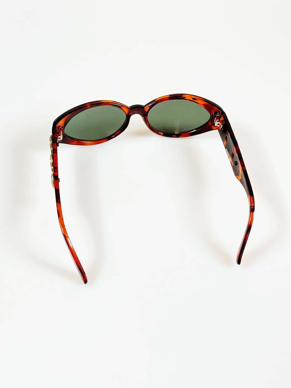 90s JOANNA 레오파드 볼드 오벌 프레임 빈티지 선글라스 상품이미지5