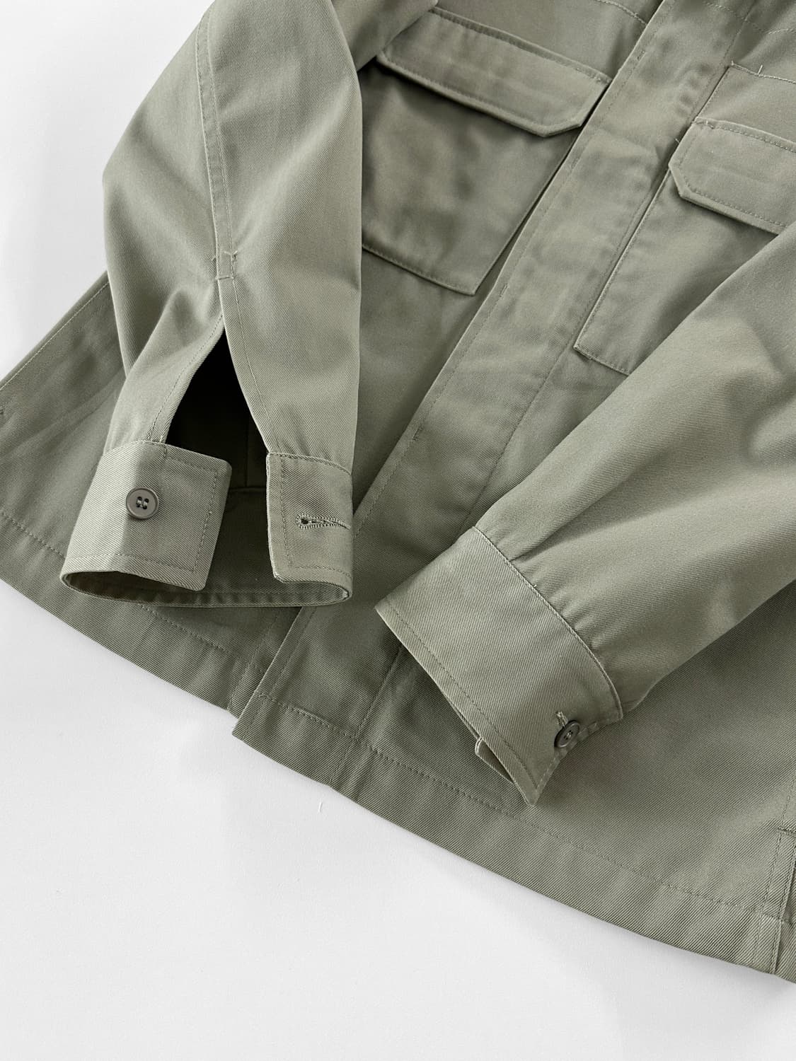 90s 빈티지 A.P.C 밀리터리 셔츠 자켓 상품이미지7