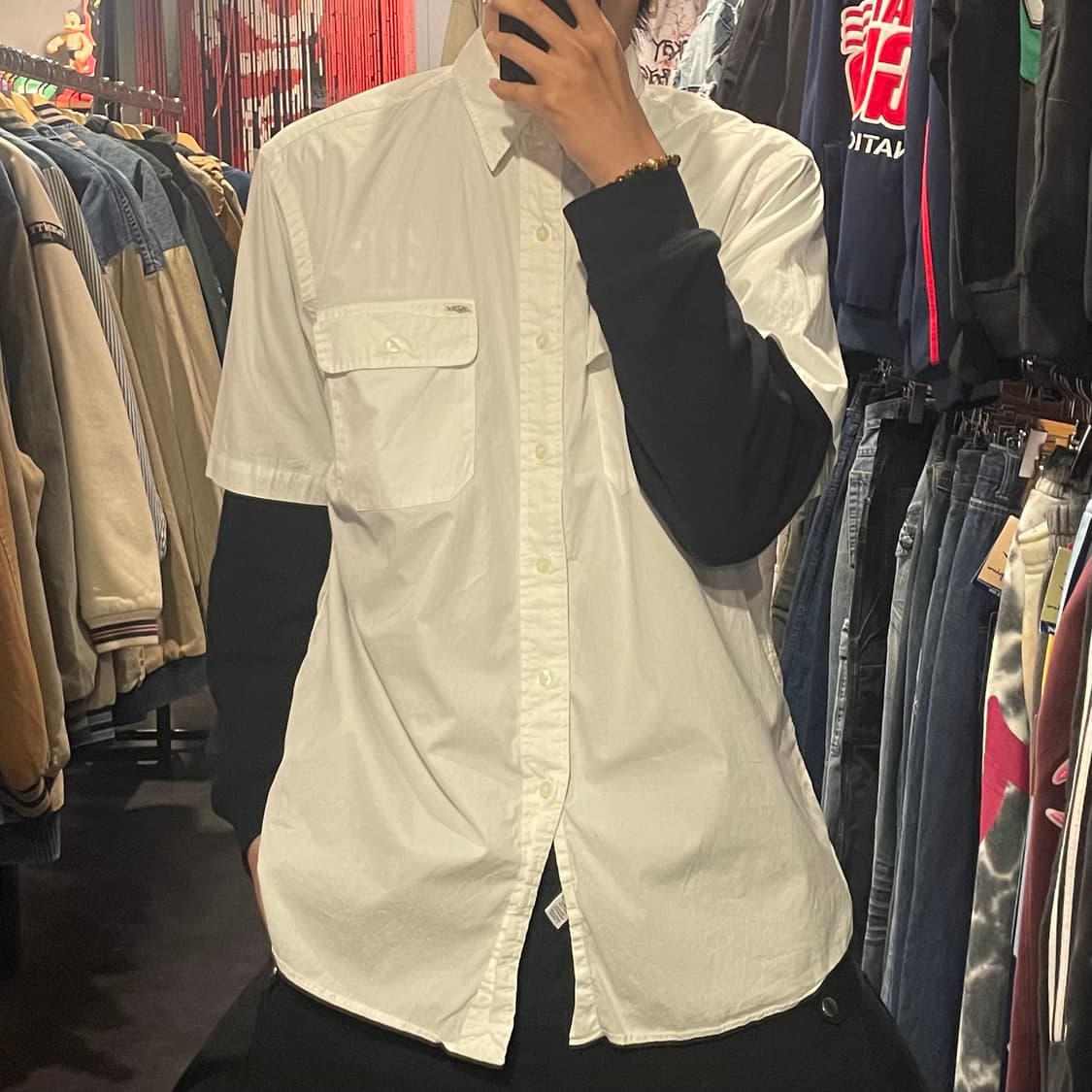 [IM] polo 폴로 화이트 반팔셔츠 상품이미지1