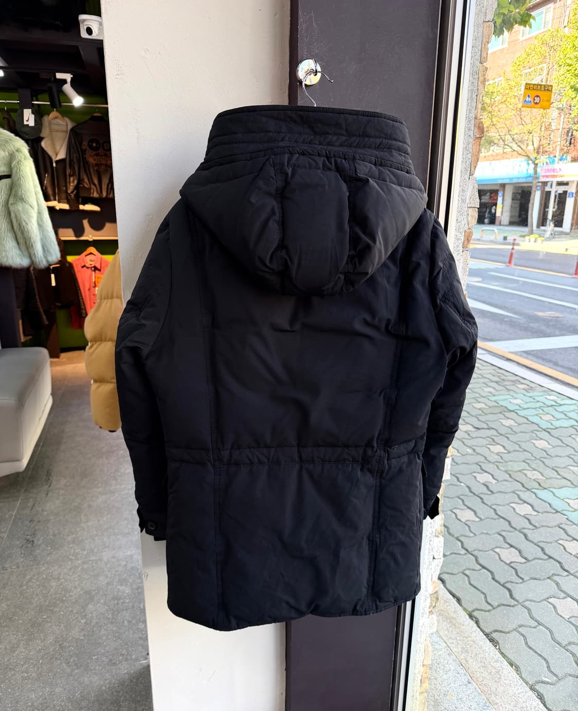 100/ 타임옴므 구스다운 후디드 패딩점퍼 상품이미지7