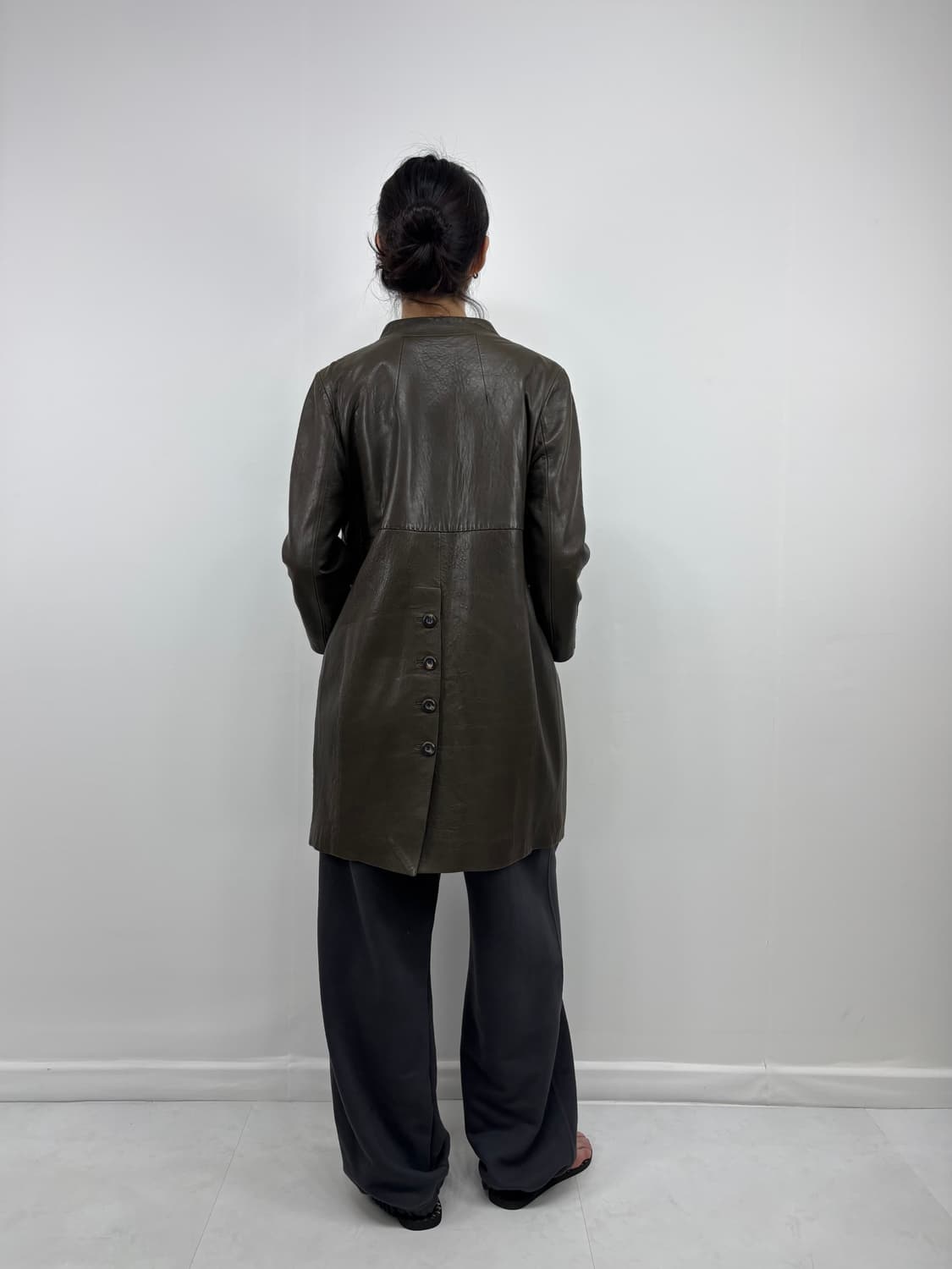 DEMIAN LAMBSKIN HALF COAT 상품이미지6