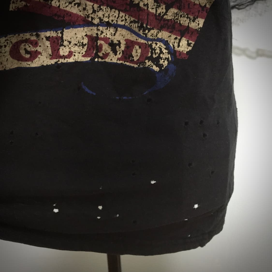 American flag punch detail T 상품이미지6