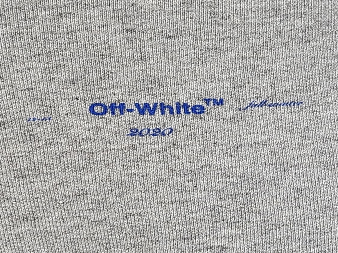 [L] 오프화이트 그레이 아크릴 애로우 맨투맨 상품이미지5