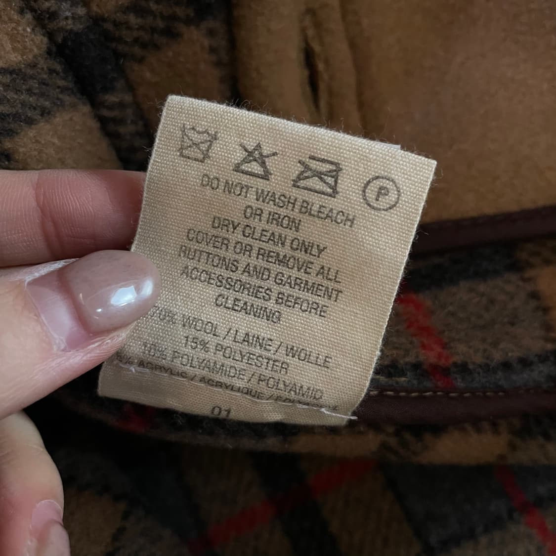 CALIBURN 키즈 베이지 떡볶이 더플코트 34 상품이미지7