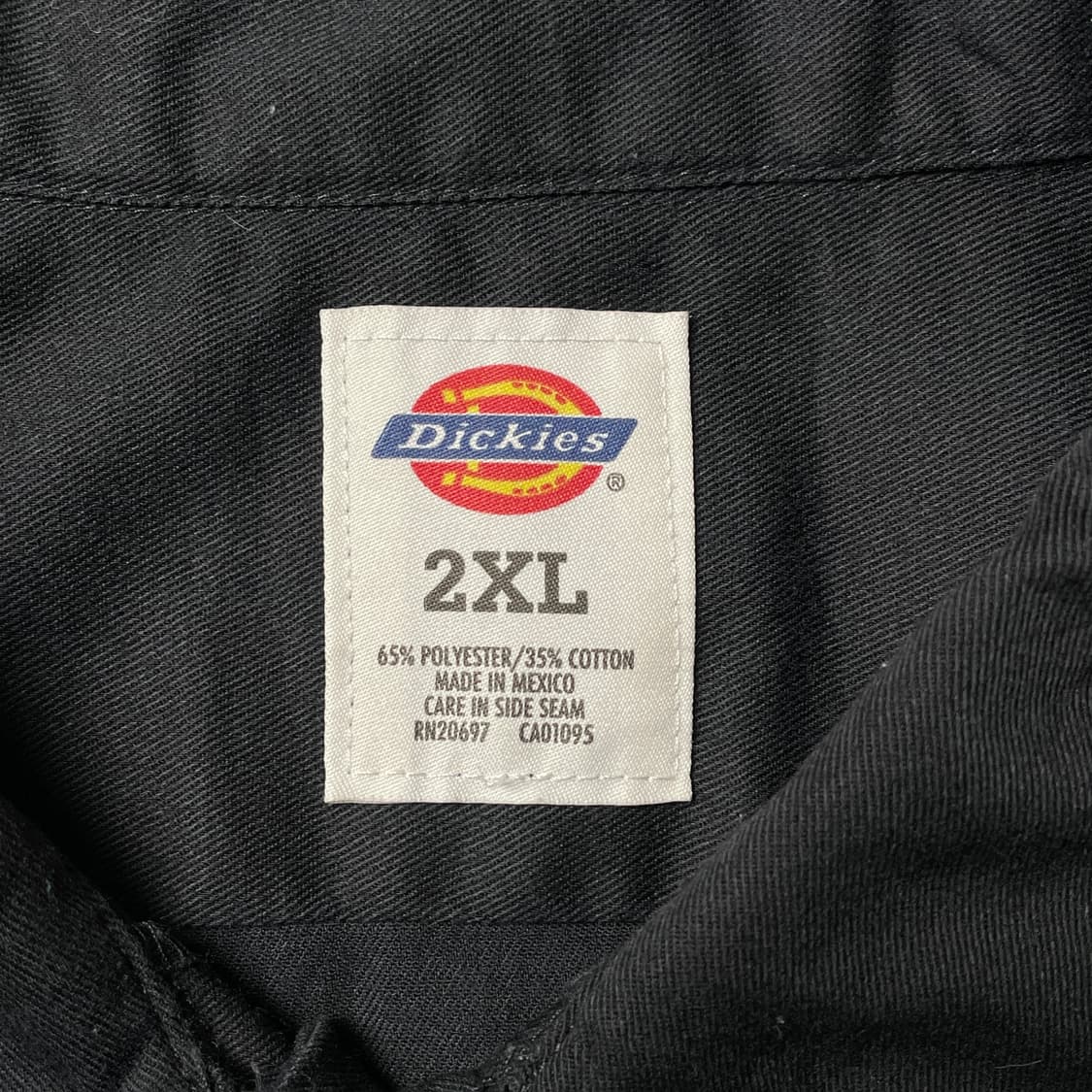 DICKIES 디키즈 빈티지 블랙 플랩포켓 반팔 워크셔츠 A01017 상품이미지9