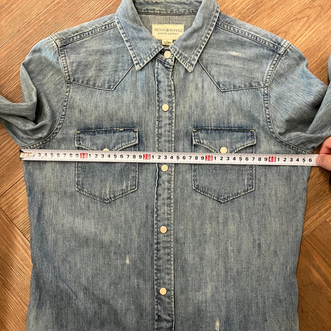 N280 폴로 데님앤서플라이 웨스턴 데님 청셔츠 상품이미지5