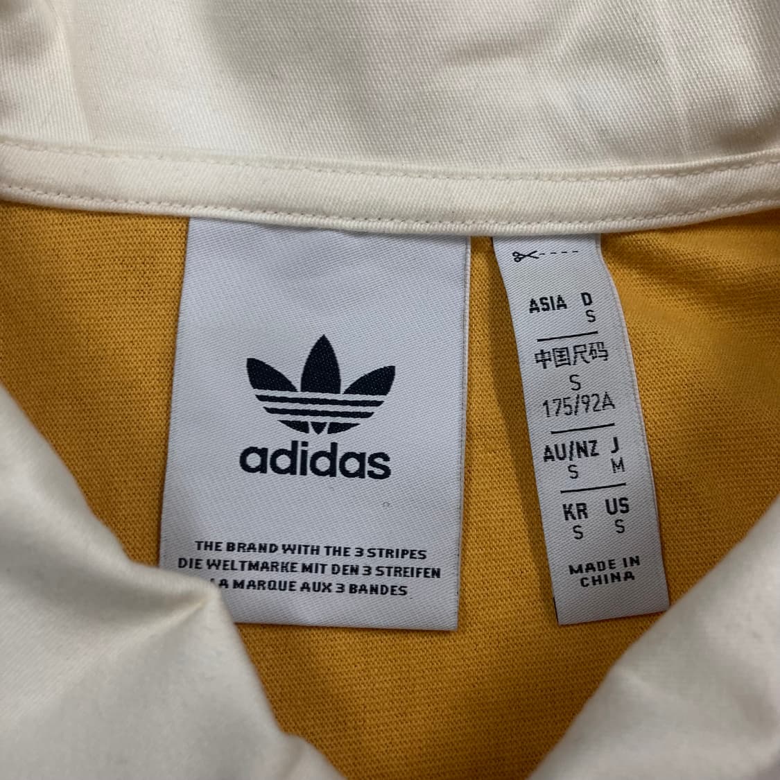 아디다스 믹스 컬러 럭비 카라 롱슬리브 긴팔티 상품이미지3