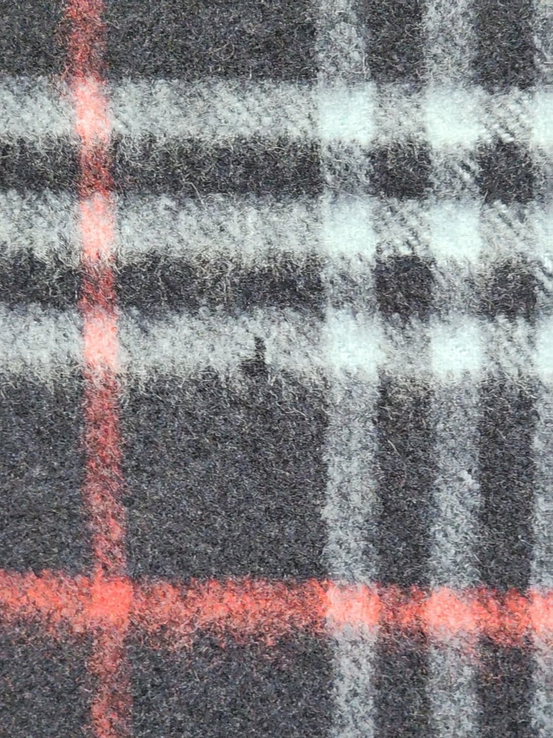 (정품) 버버리 캐시미어 목도리 네이비 체크 머플러  상품이미지6