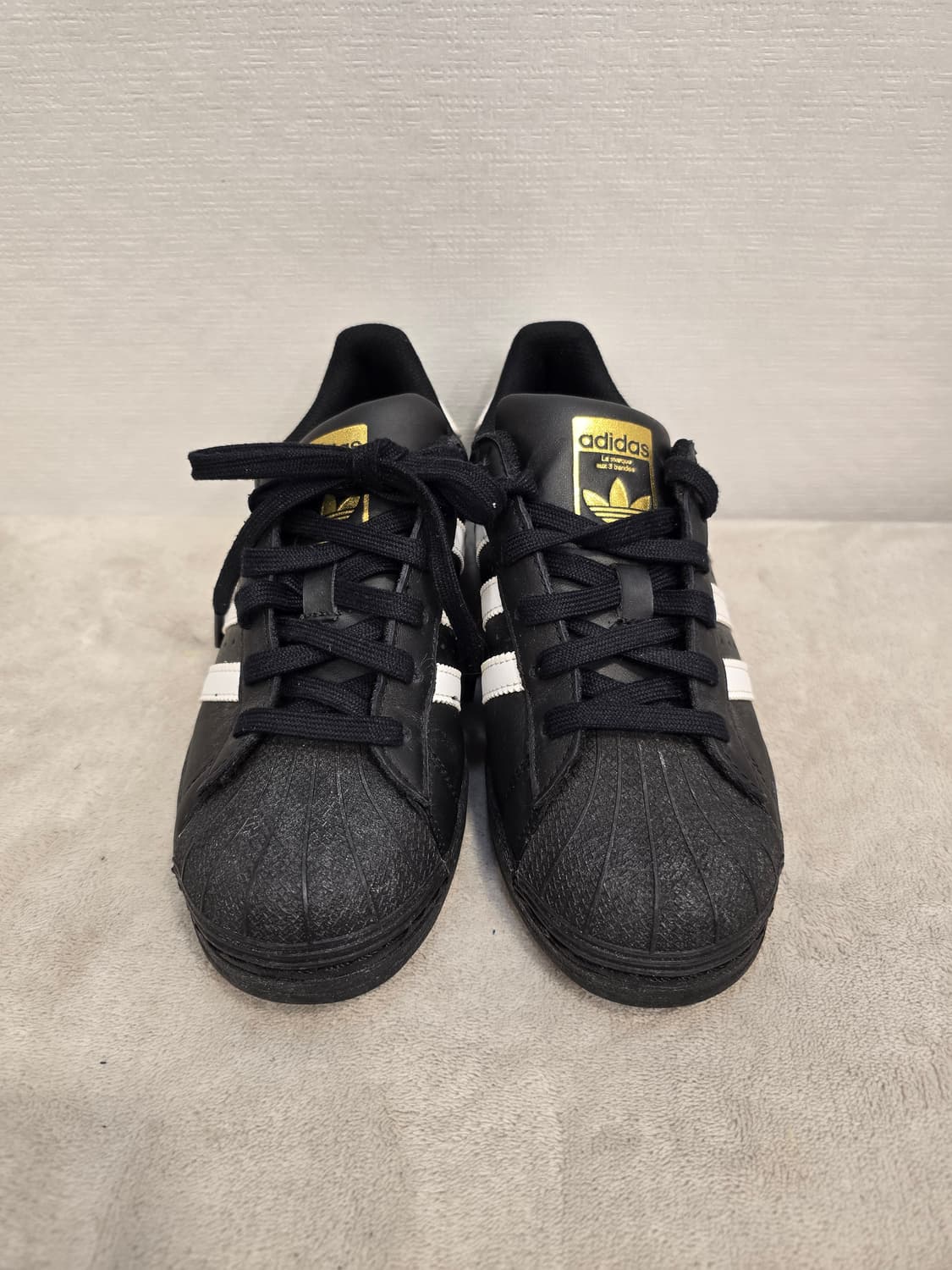 아디다스 슈퍼스타 J 블랙 운동화 스니커즈 230 상품이미지2