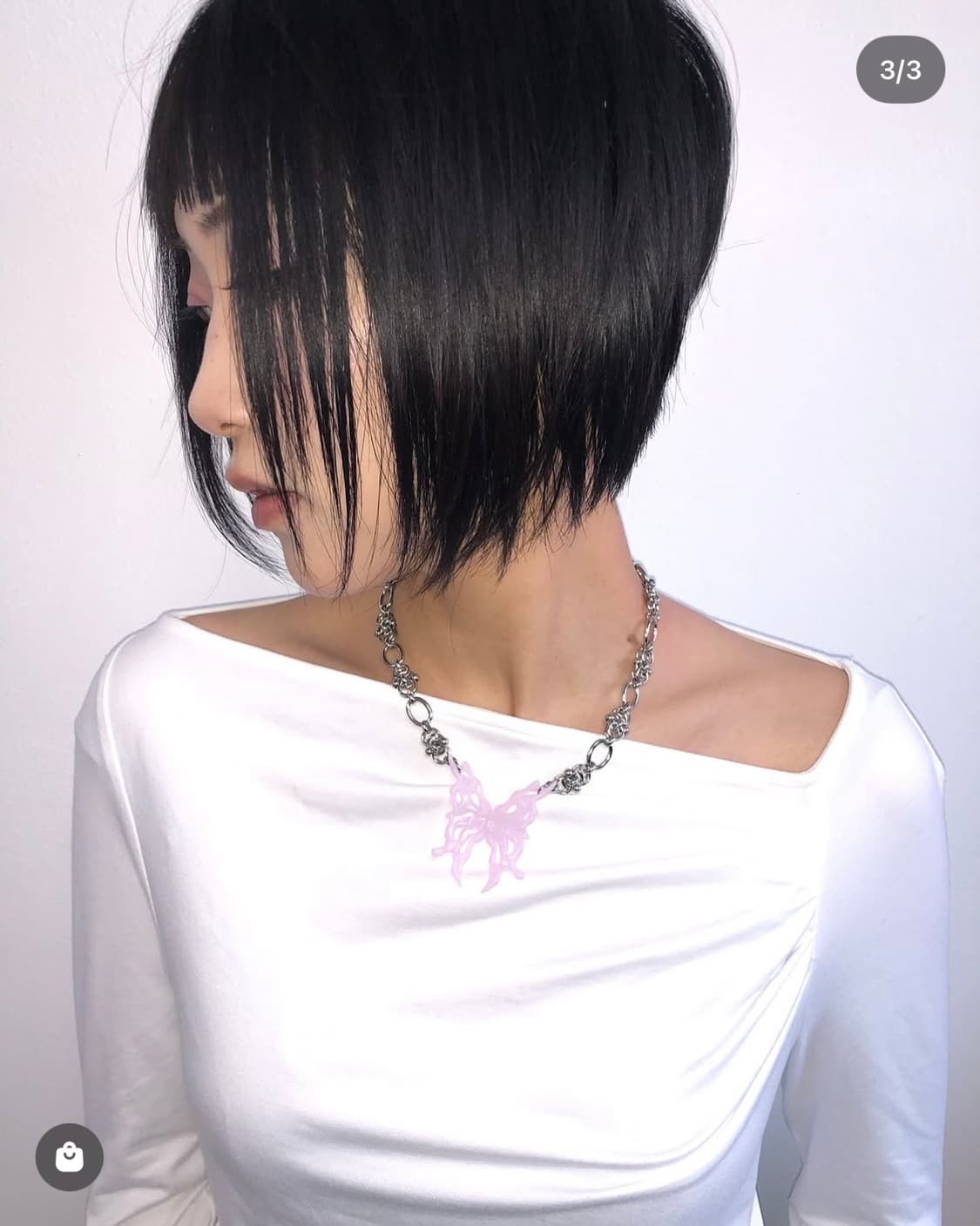 Kimune 키무네 나비 초커 목걸이 상품이미지3